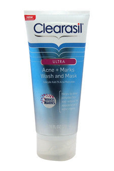 U-FacW-ultra-acne-+-marks-wash-and-mask-by-clearasil 6.78 oz