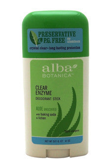 U-DeoS-clear-enzyme-deodorant-stick---tea-tree-by-alba-botanica 2 oz