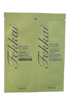 U-ShaC-brilliant-glossing-shampoo-&-conditioner-duo-by-frederic-fekkai 2 x 0.3 oz