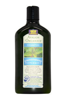 U-Sha-organics-strengthening-peppermint-shampoo-by-avalon 11 oz