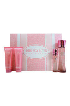 W-Gift-100%-sexy-lover-by-100%-perfume-inc. Gift Set 3.4oz EDT Spray| 3oz Body Lotion| 3oz Shower Gel| 0.85oz EDP Spray