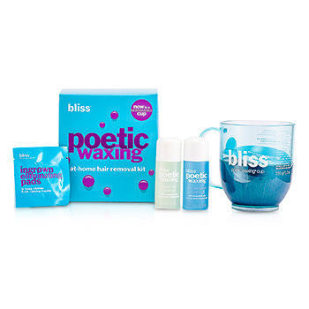 W-BliPWK-bliss-poetic-waxing-kit---azulene:-wax-+-cleanser-+-pre-&-post-waxing-oil-+-large-&-small-sputulas-1set 0