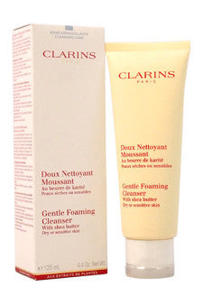 U-FoaC-gentle-foaming-cleanser-with-shea-butter-(dry/-sensitive-skin)-by-clarins 4.4 oz 