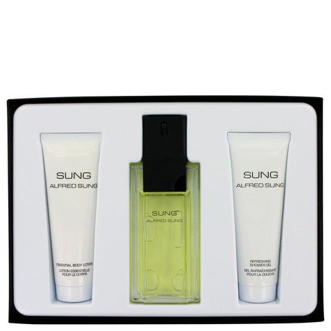 W-Gift-alfred-sung-by-alfred-sung Gift Set -- 3.4 oz EDT Spray + 2.5 oz Body Lotion + 2.5 oz Shower Gel