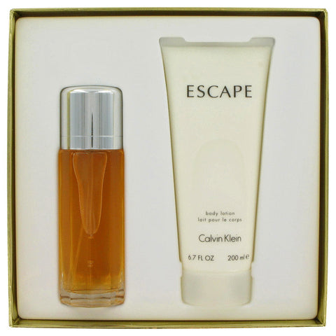 W-Gift-escape-by-calvin-klein Gift Set -- 3.4 oz EDP Spray + 6.7 oz Body Lotion