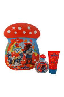 K-Gift-the-smurfs-papa-by-first-american-brands Gift Set 1.7oz EDT Spray| 2.5oz Bubble Bath