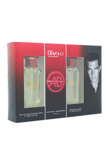 M-Gift-diavolo-by-antonio-banderas Gift Set 3.4oz EDT Spray| 3.4oz After Shave Lotion