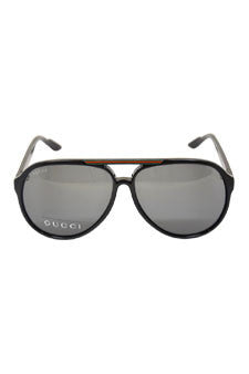 M-Sun-gucci-gg-1627/s-d28-aviator-shiny-black-by-gucci 59-12-130 mm 