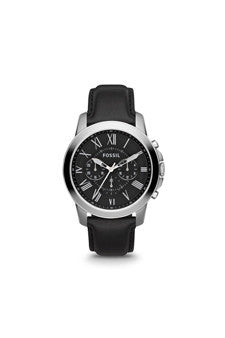 M-Wat-fs4812p-grant-chronograph-black-leather-watch-by-fossil 1 Pc 