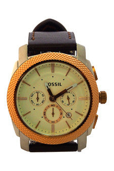 M-Wat-fs5040p-machine-chronograph-brown-leather-watch-by-fossil 1 Pc 