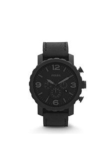 M-Wat-jr1354p-nate-chronograph-black-leather-black-by-fossil 1 Pc 