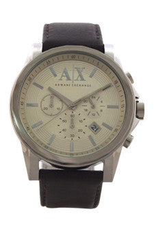 M-Wat-ax2506-dark-brown-leather-strap-watch-by-armani-exchange 1 Pc 