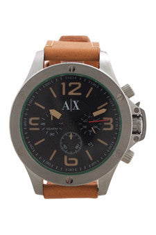 M-Wat-ax1516-chronograph-light-brown-leather-strap-watch-by-armani-exchange 1 Pc 