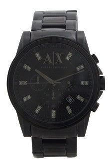 M-Wat-ax2093-chronograph-black-ion-plated-stainless-steel-bracelet-watch-by-armani-exchange 1 Pc 