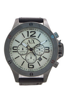 M-Wat-ax1519-chronograph-dark-brown-leather-strap-watch-by-armani-exchange 1 Pc 