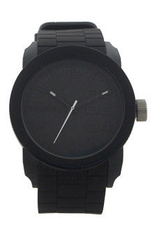 M-Wat-dz1437-black-silicone-strap-watch-by-diesel 1 Pc 