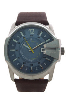 M-Wat-dz1399-brown-leather-strap-watch-by-diesel 1 Pc 