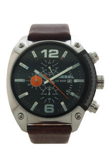 M-Wat-dz4204-brown-leather-analog-black-dial-quartz-watch-by-diesel 1 Pc 