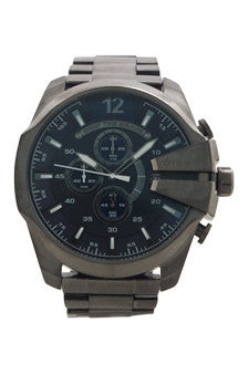 M-Wat-dz4329-chronograph-mega-chief-gunmetal-ion-plated-stainless-steel-bracalet-watch-by-diesel 1 Pc 