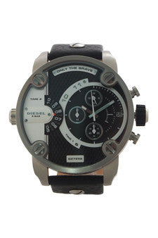 M-Wat-dz7256-chronograph-black-leather-strap-watch-by-diesel 1 Pc 