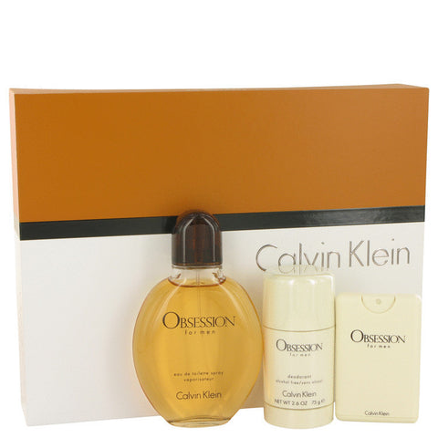 M-Gift-obsession-by-calvin-klein Gift Set -- 4 oz EDT Spray + .67 oz Min EDT Spray + 2.6 oz Deodorant Stick