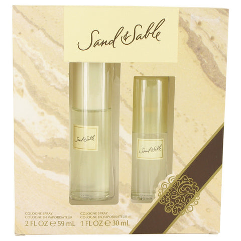 W-Gift-sand-&-sable-by-coty Gift Set -- 2 oz Cologne Spray + 1 oz Cologne Spray