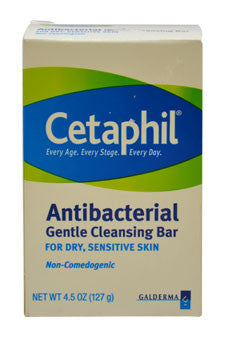 U-Soa-gentle-cleansing-antibacterial-bar-by-cetaphil 4.5 oz 