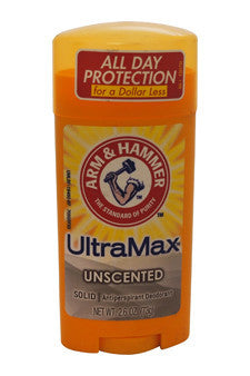 U-Deo-ultramax-invisible-solid-antiperspirant-deodorant-unscented-by-arm-&-hammer 2.6 oz 