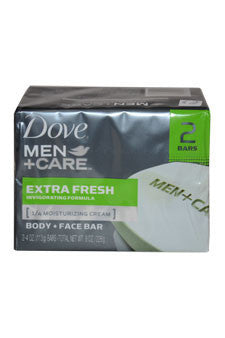 U-Soa-men-+-care-body-and-face-bars-extra-fresh-by-dove 2 X 4 oz 