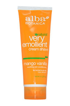 U-ShaC-very-emollient-cream-shave---mango-vanilla-by-alba-botanica 8 oz 