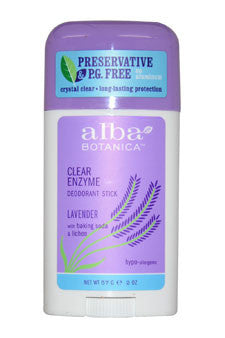 U-DeoS-clear-enzyme-deodorant-stick---lavender-by-alba-botanica 2 oz 