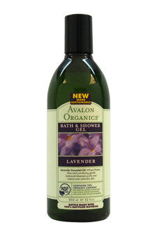 U-Gel-organics-bath-&-shower-gel---lavender-by-avalon 12 oz 