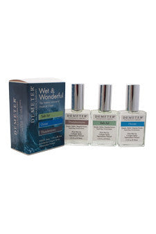 U-Gift-wet-&-wonderful-set-by-demeter Gift Set 1oz Salt Air Cologne Spray| 1oz Ocean Cologne Spray| 1oz Thunderstorm Cologne Spray