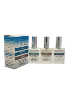 U-Gift-signature-blending-trio-by-demeter Gift Set 1oz Snow Cologne Spray| 1oz Blue Spruce 2016 Cent Preview Cologne Spray| 1oz Fireplace Cologne Spray (Limited Edition)