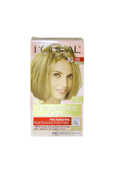 U-HaiC-excellence-creme-pro---keratine-#-8g-medium-golden-blonde---warmer-by-l'oreal-paris 1 Application 