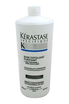 U-Sha-specifique-bain-exfoliant-purifiant-shampoo(oily-scalp)-by-kerastase 34 oz 