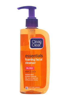 U-Cle-essentials-foaming-facial-cleanser-oil-free-step-1-by-clean-&-clear 8 oz 