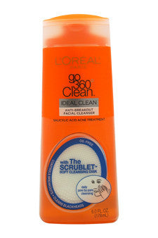 U-FacC-go-360-clean-ideal-clean-with-the-scrublet-soft-cleansing-disk-by-l'oreal-paris 6 oz 