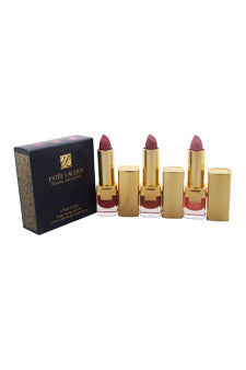 W-61 PBD-3-pure-color-long-lasting-lipsticks-by-estee-lauder 3 Pc Lipstick 