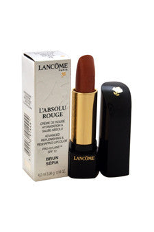 W-Lip-l'absolu-rouge-advanced-replenishing-&-reshaping-lipcolor-spf12-#-76-brun-sepia-by-lancome 0.14 oz 