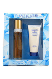 W-Gift-diamonds-and-sapphires-by-elizabeth-taylor Gift Set 3.4oz edt Spray| 3.4oz perfumed body lotion