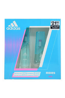 W-Gift-adidas-moves-by-adidas Gift Set 1oz EDT Spray| 0.5oz EDT Spray