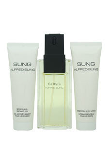 W-Gift-sung-by-alfred-sung Gift Set 3.4oz EDT Spray| 2.5oz Essential Body Lotion| 2.5oz Refreshing Shower Gel