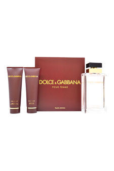 W-Gift-dolce-&-gabbana-pour-femme-by-dolce-&-gabbana Gift Set 3.3oz EDP Spray| 1.6oz Body Lotion| 1.6oz Shower Gel