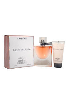 W-Gift-la-vie-est-belle-by-lancome Gift Set 1.7oz L'eau De Parfum Natural Spray| 1.7oz Body Lotion