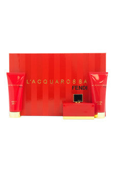 W-Gift-l'acquarossa-by-fendi Gift Set 2.5oz EDP Spray| 2.5oz Perfumed Body Lotion| 2.5oz Perfumed Shower Gel