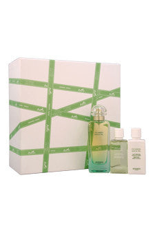 W-Gift-un-jardin-sur-le-nil-by-hermes Gift Set 3.3oz EDT Spray| 1.35oz Perfumed Body Lotion| 1.35oz Perfumed Bath | Shower Gel