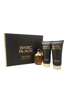 W-Gift-basic-black-by-bill-blass Gift Set 3.4oz Cologne Spray| 6.8oz Body Lotion| 6.8oz H| Cream