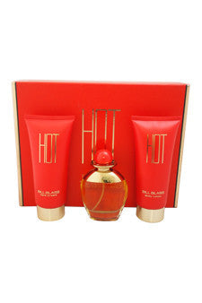 W-Gift-hot-by-bill-blass Gift Set 3.4oz Cologne Spray| 6.7oz Body Lotion| 6.7oz H| Cream