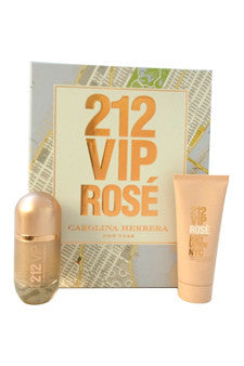 W-Gift-212-vip-rose-by-carolina-herrera Gift Set 1.7oz EDP Spray| 3.4oz Body Lotion